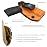 M&P Shield 9mm Holster, Carbon Fiber Kydex Holster IWB for Smith & Wesson M&P Shield 9mm .40 3.1 Barrel S&W Pistol - Inside Waistband Holster M&P Shield 9mm 40 Accessories - Orange, Right