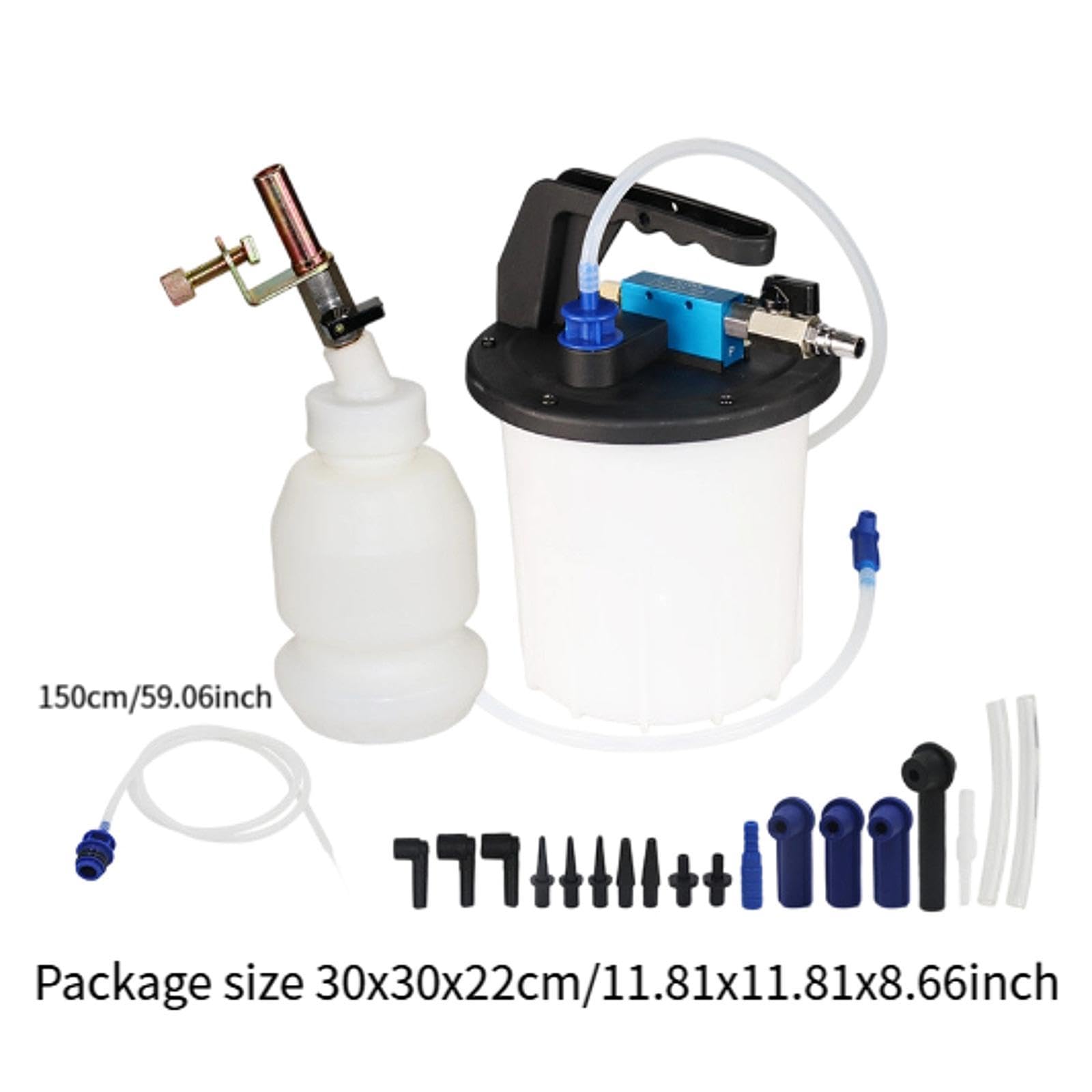 Kit Freni a Vuoto Da 3 Litri con Adattatori, Liquido Freni Professionale