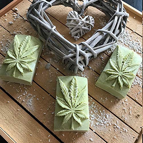 Fewo Pot Leaf Silicone Mold for Handmade Bar Soap Cannabis Leaf Hash Weed Hemp Bath Bomb Lotion Bar Mould (5oz) 3 Fewo Pot Leaf Silicone Mold for Handmade Bar Soap Cannabis Leaf Hash Weed Hemp Bath Bomb Lotion Bar Mould (5oz) - Image 4