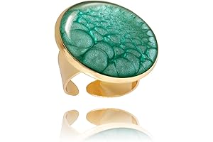 Hippy Rings for Women: Handmade Classic Round Adjustable Statement Ring