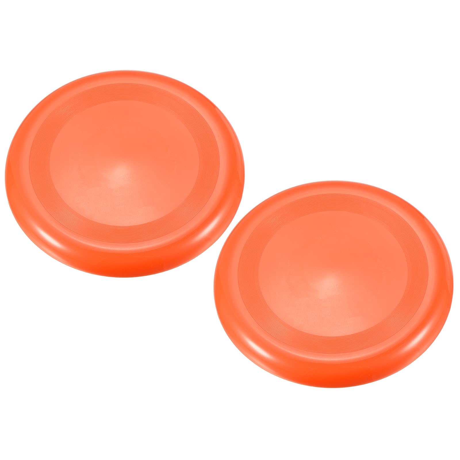 PATIKIL Flying Disc 9 Inch 65 Gram, 2 Pack Ultimate Competition Discs Sport Training Disk for Backyard Lawn Beach Outdoor Park, Orange