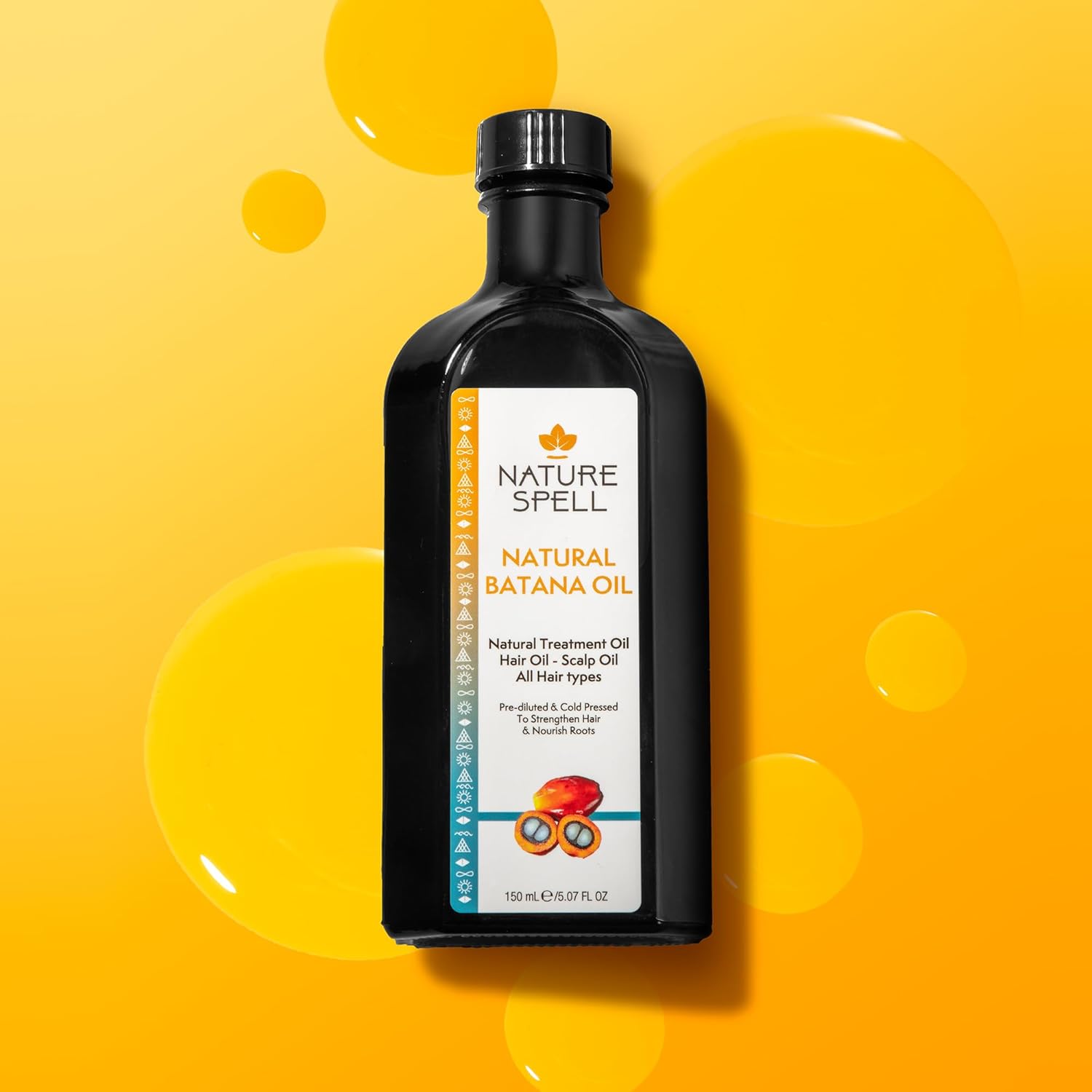 Nature Spell Batana Oil for Hair Growth, Pre-Diluted Scalp Oil, Strengthens and Repairs Damaged Strands, Nourishes and Hydrates Split Ends, Adds Shine, For All Hair Types, Vegan, 5.07 Fl Oz - Image 4