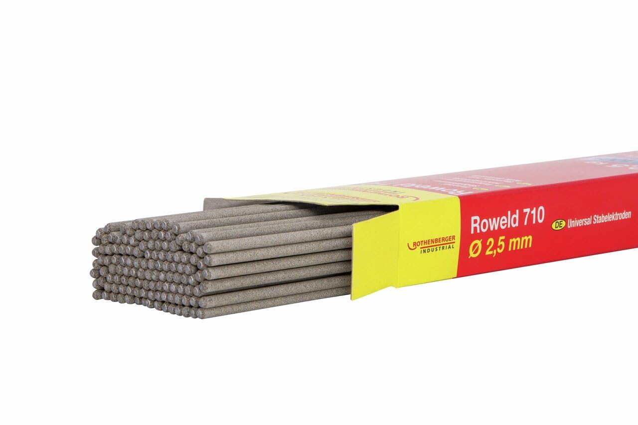 Rothenberger Industrial Elektroda prętowa ze stali rutylowej, Ø 2,5 mm; długość: 350 mm, 125 sztuk, 31224