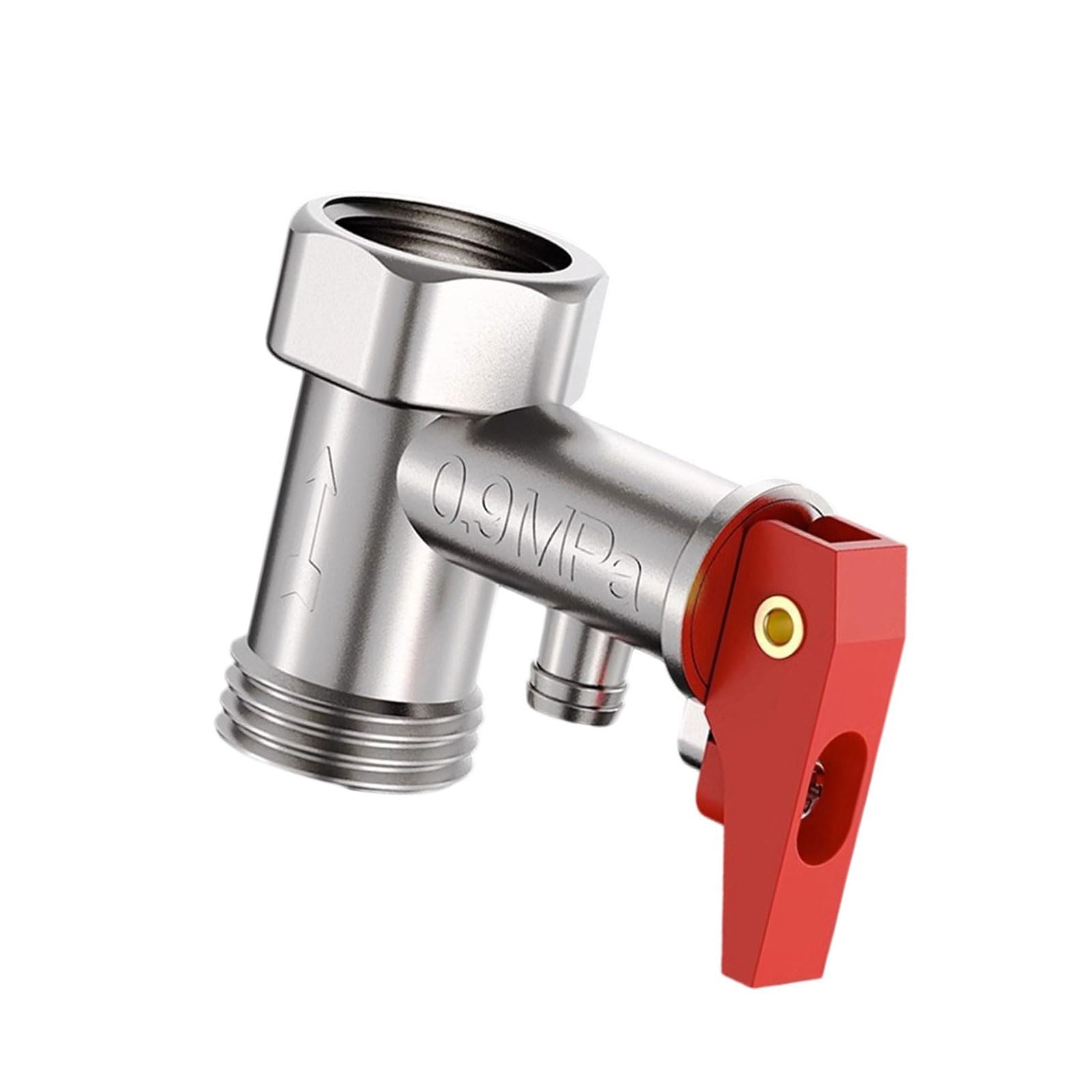 Kalttoy 0.9Mpa Brass Pressure Release Valves Adjustable Pressures Relief Valves With Check Function For Electric Water Heaters Universals Pressure Relief