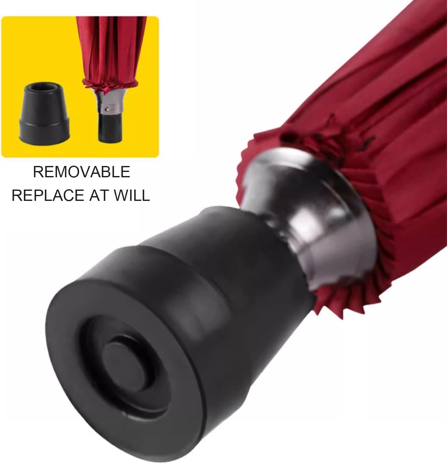 Aluminiowy parasol z laską poliestrową
