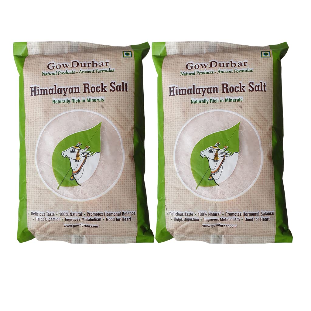 GOW DURBAR Himalayan Rock Salt Pack of 2 (1kg + 1kg = 2kg) (B09RZYJ2HY) Amazon Price History, Amazon Price Tracker