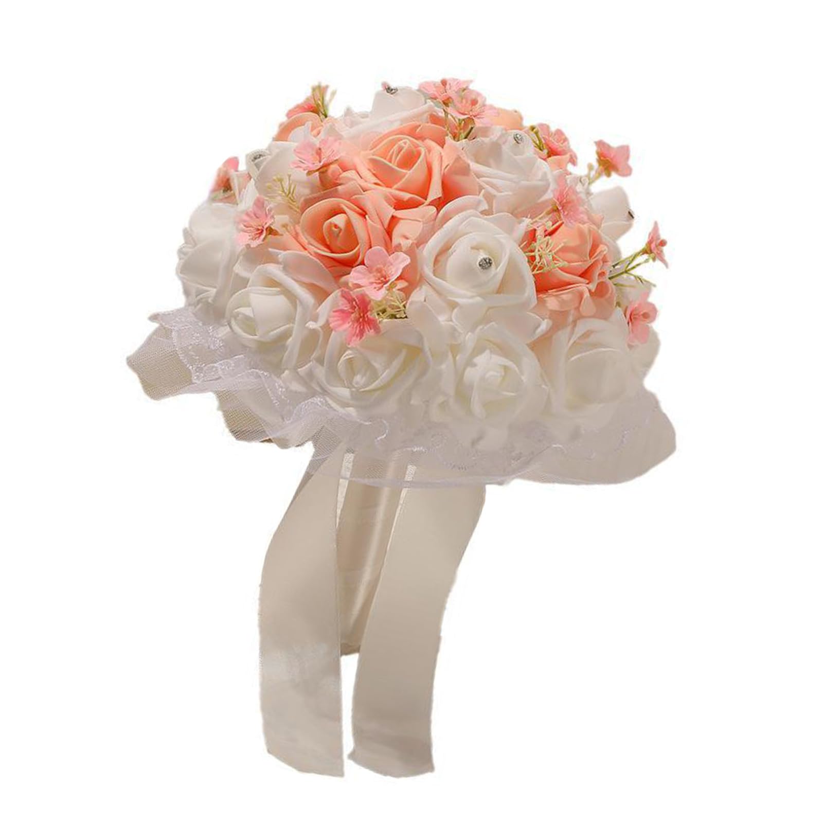 Permanent Polyethylene Material Wedding Arrangement Colorful Fake Pose Spouse Green Celebration Wedding Decor
