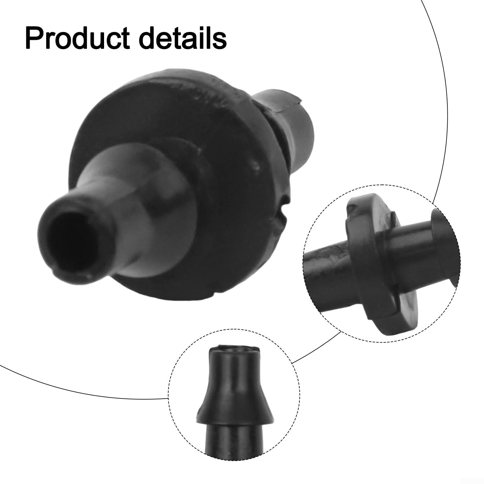 250 conectores de púas de riego por goteo, accesorios de junta recta de 4/7 pulgadas, para riego automático para sistema, adaptadores de manguera de plástico de alta resistencia, para