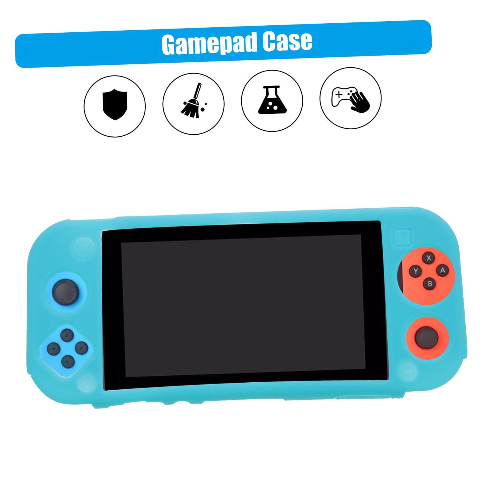 Hemobllo 4pezzi Switch Gamepad Protective Case Antiscivolo e Resistente Agli Urti Compatibile Con Dock e Facile Da Rimuovere
