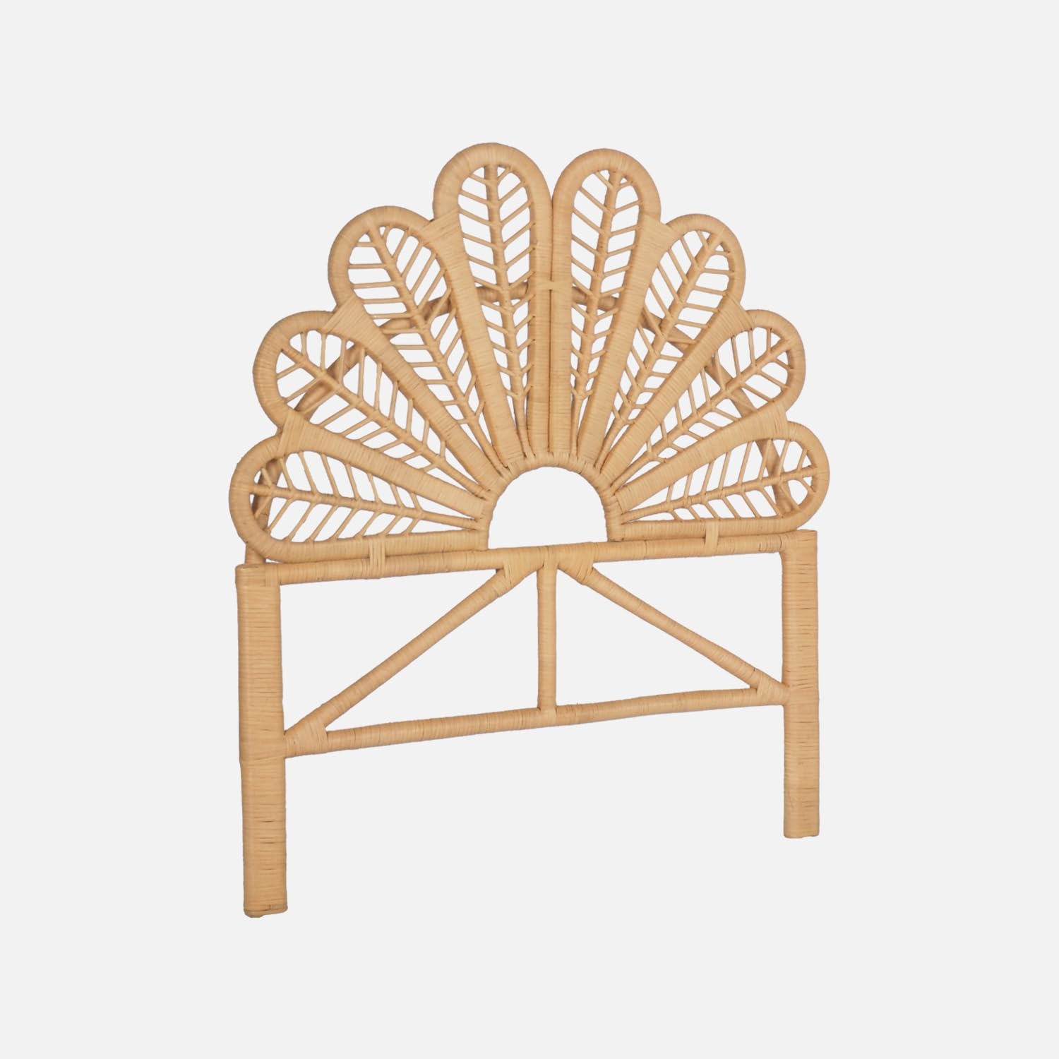 sweeek - Tête de lit en rotin Naturel pour Chambre Enfant 90 x 100cm