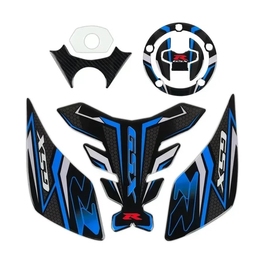Motorcycle Tank Pad Protection for GSX250R Motorbike Fuel Tanks Traction Pads Tank Cap Protection Fishbone Three-Dimensional Sticker Body Decal Scratch