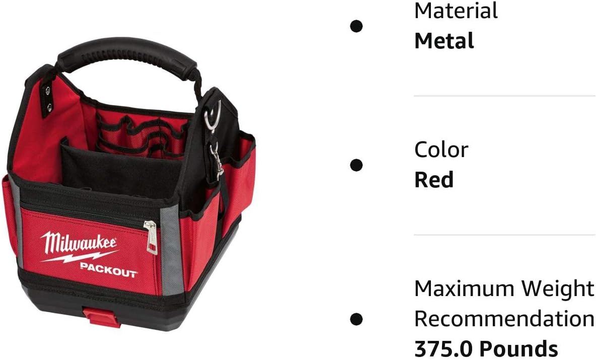 Milwaukee Electric Tool 48-22-8310 Packout, 10", Storage Tote, Red