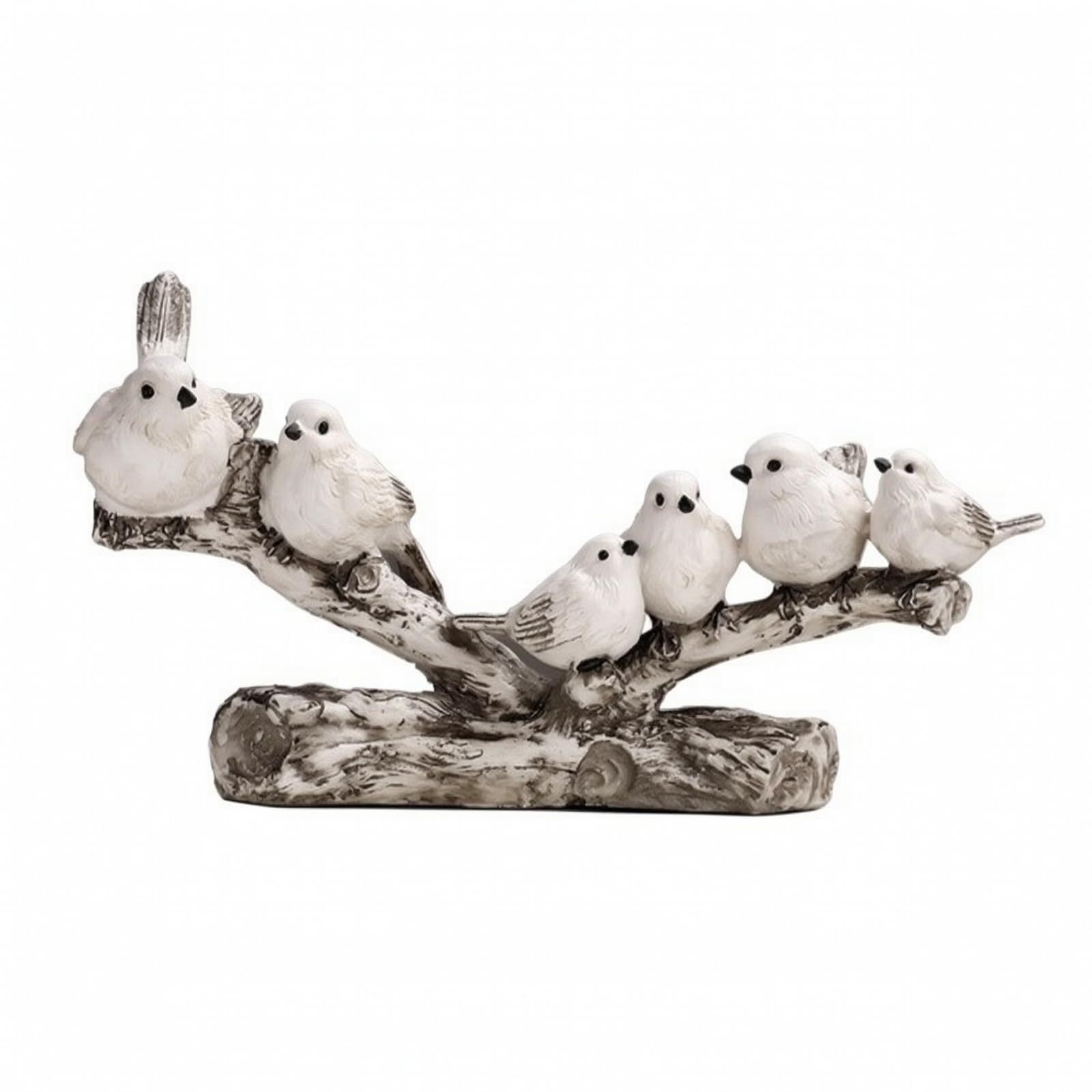 LOVIVER Figura Pájaros Rústico coración | Envejecido, Escultura Pájaros en, Acogedora, Estatua Pájaro, para Recibidor, Estantería