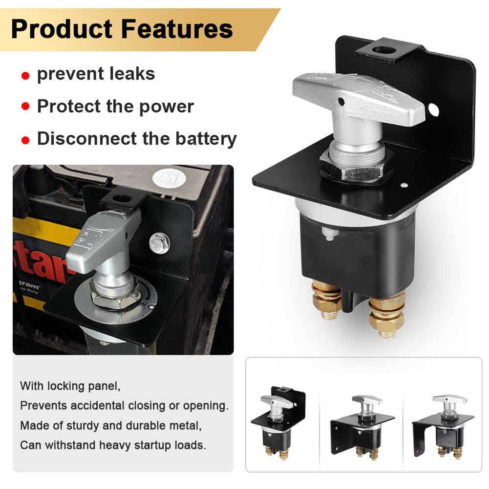 Ext-11, interruttore stacca batteria a 3 posizioni, 12/32V