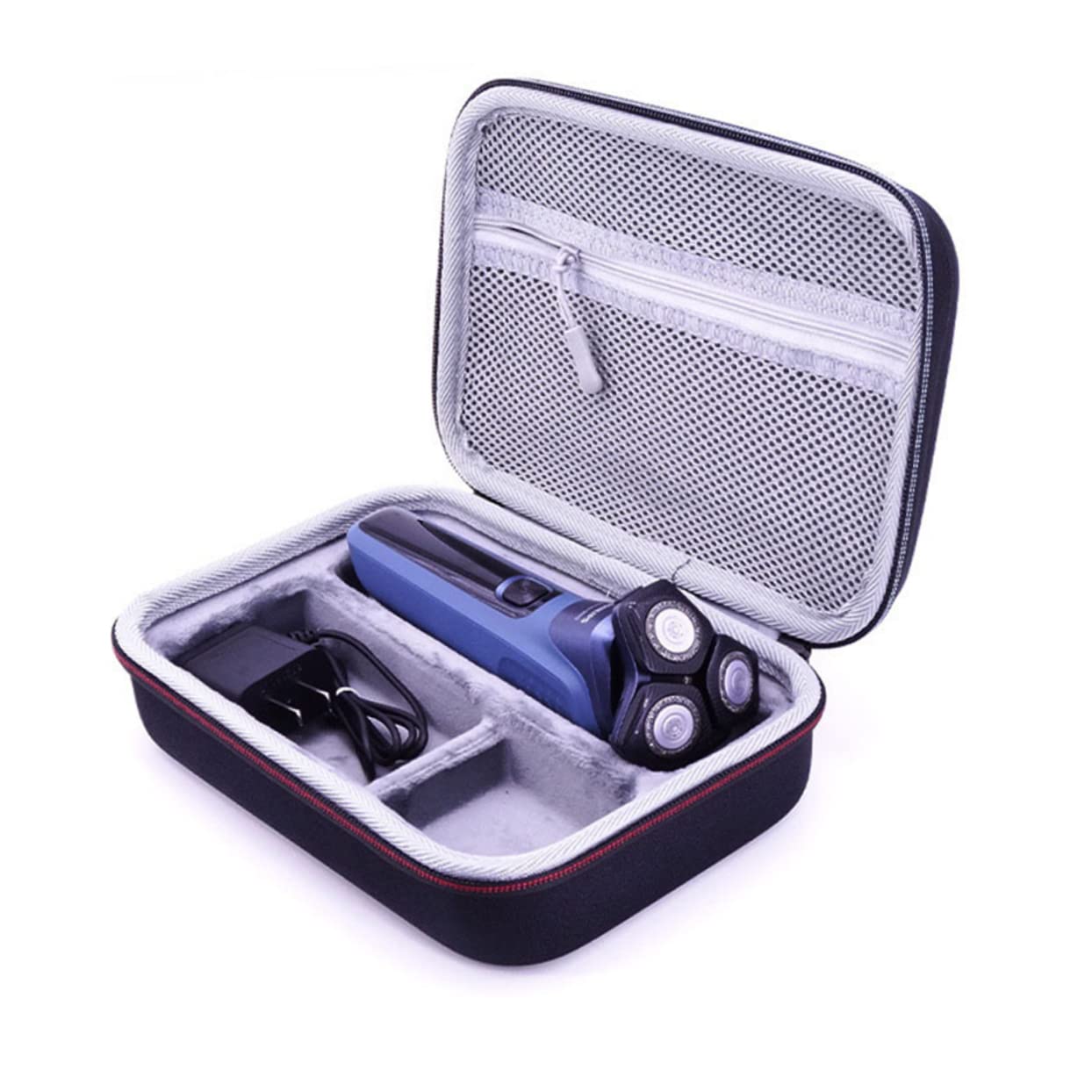 2 pezzi Borsa Rasoio Viaggio Eva Resistente e Antivibrazione Custodia Organizer con Scomparti per Rasoio Elettrico Protezione Antiurto per e Vacanze