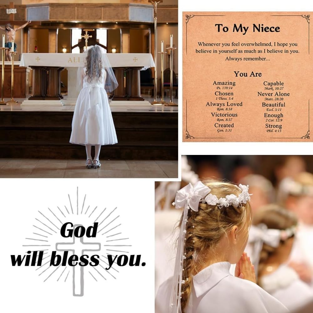 Pingyongchang Stainless Steel Cross Beaded Bracelets Catholic Religious Natural Beads Bracelets Christian Faith Jewelry Gifts for Women - Image 4