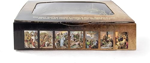 Miniatura 7 de Corona de espinas  Corona de Jesús auténtica de 9 pulgadas de la Tierra Santa de Jerusalén, réplica de tocado para cruz, decoraciones de Pascua y