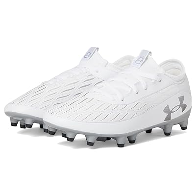 Under Armour Kids Magnetico Select 4 Jr. Soccer Cleats (Toddler/Little Kid/Big Kid) Boys Shoes White/White/Black