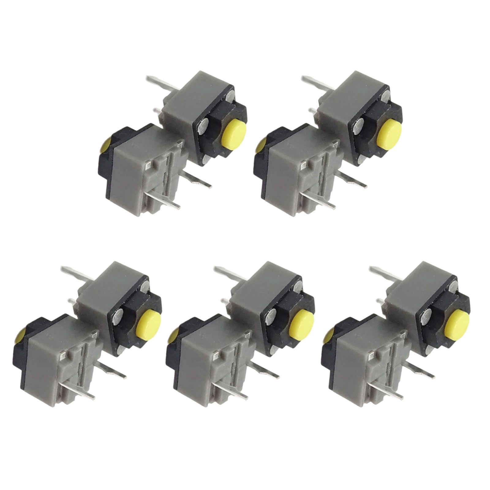 ljhnba Precisions Silents MicroSwitch 6x6x7.3mm Button for High Frequency Quiet Environment