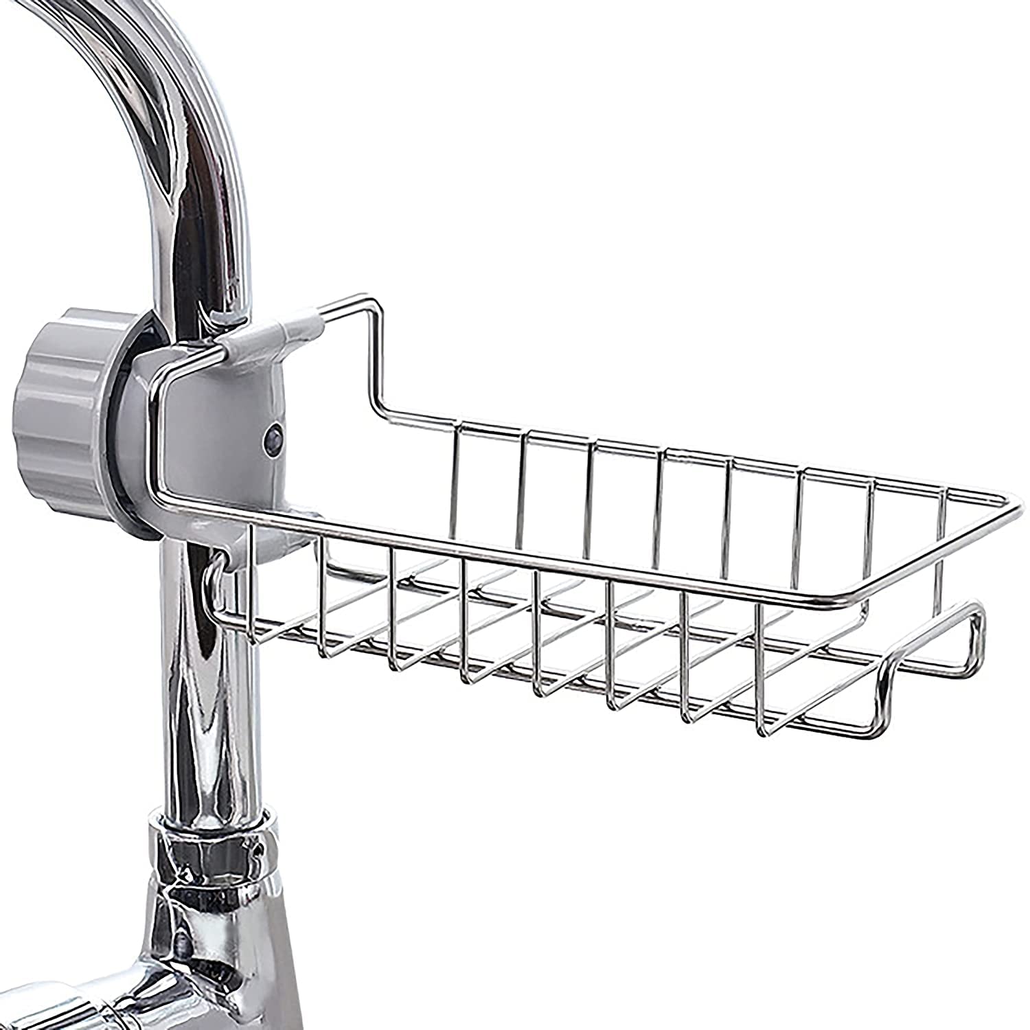 MeeTo Stainless Steel Sink Caddy Organizer, Tap Organiser Clip Storage Rack Practical Home Kitchen Drain Rack with Towel Holder for Soap- Pack of 1 (B0B93L7TZC) Amazon Price History, Amazon Price Tracker