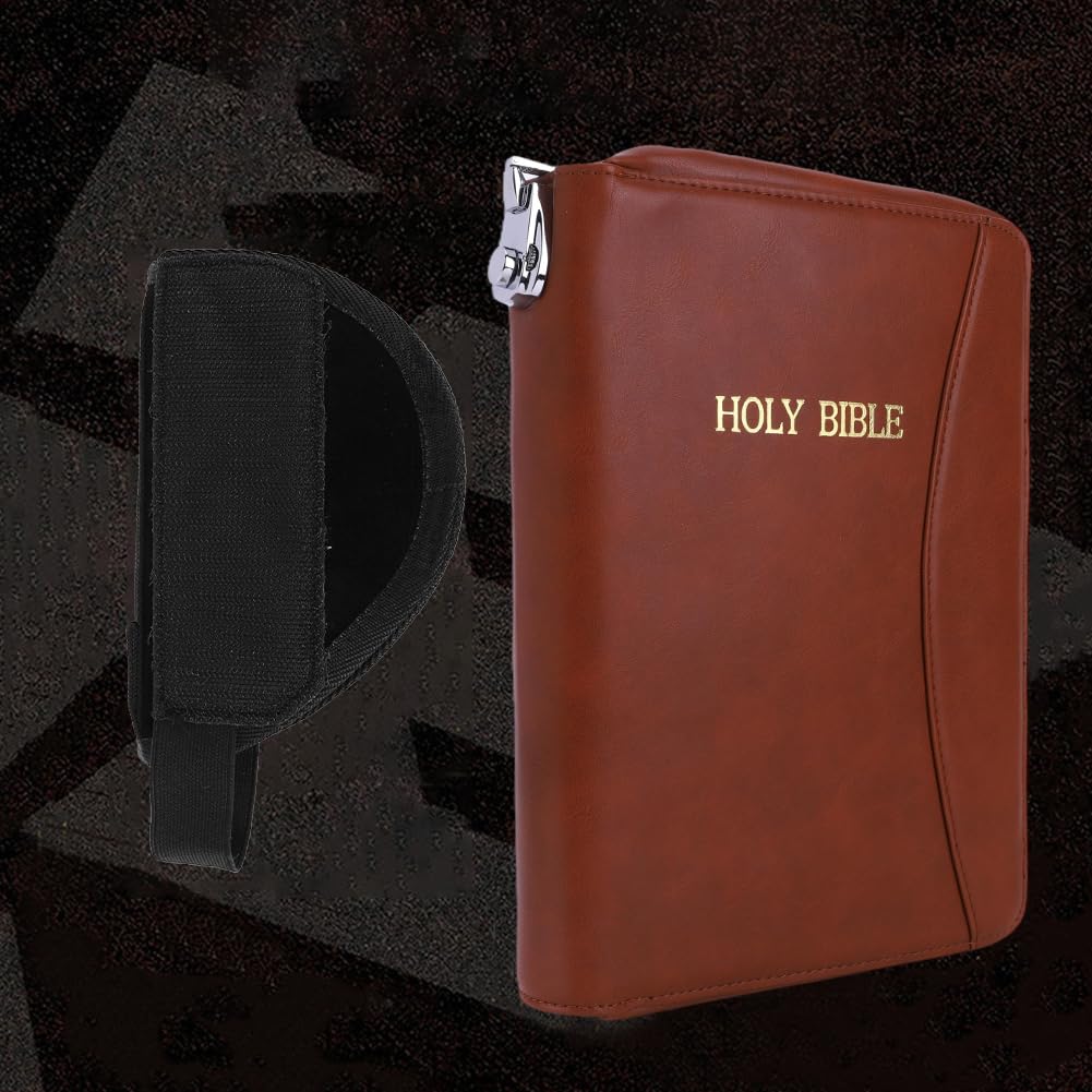 Soft Pistolentasche Mit Verschluss Heilige-Bibel-Leder for Glock 42 43 und kleine Diskrete Aufbewahrung Transportlösung