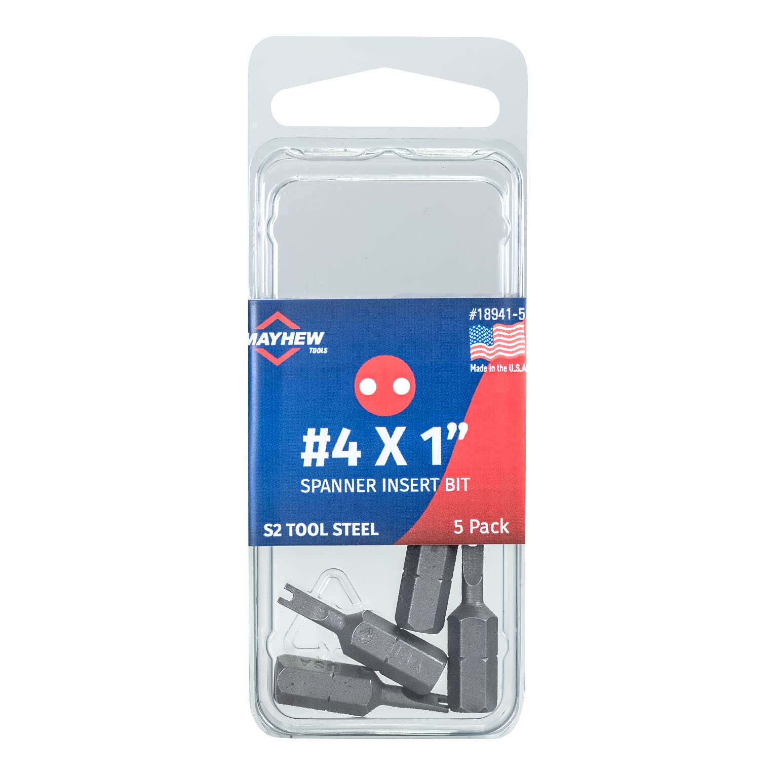 Embouts de clé #4 x 2,5 cm en lot de 5 pièces pour vissage précis
