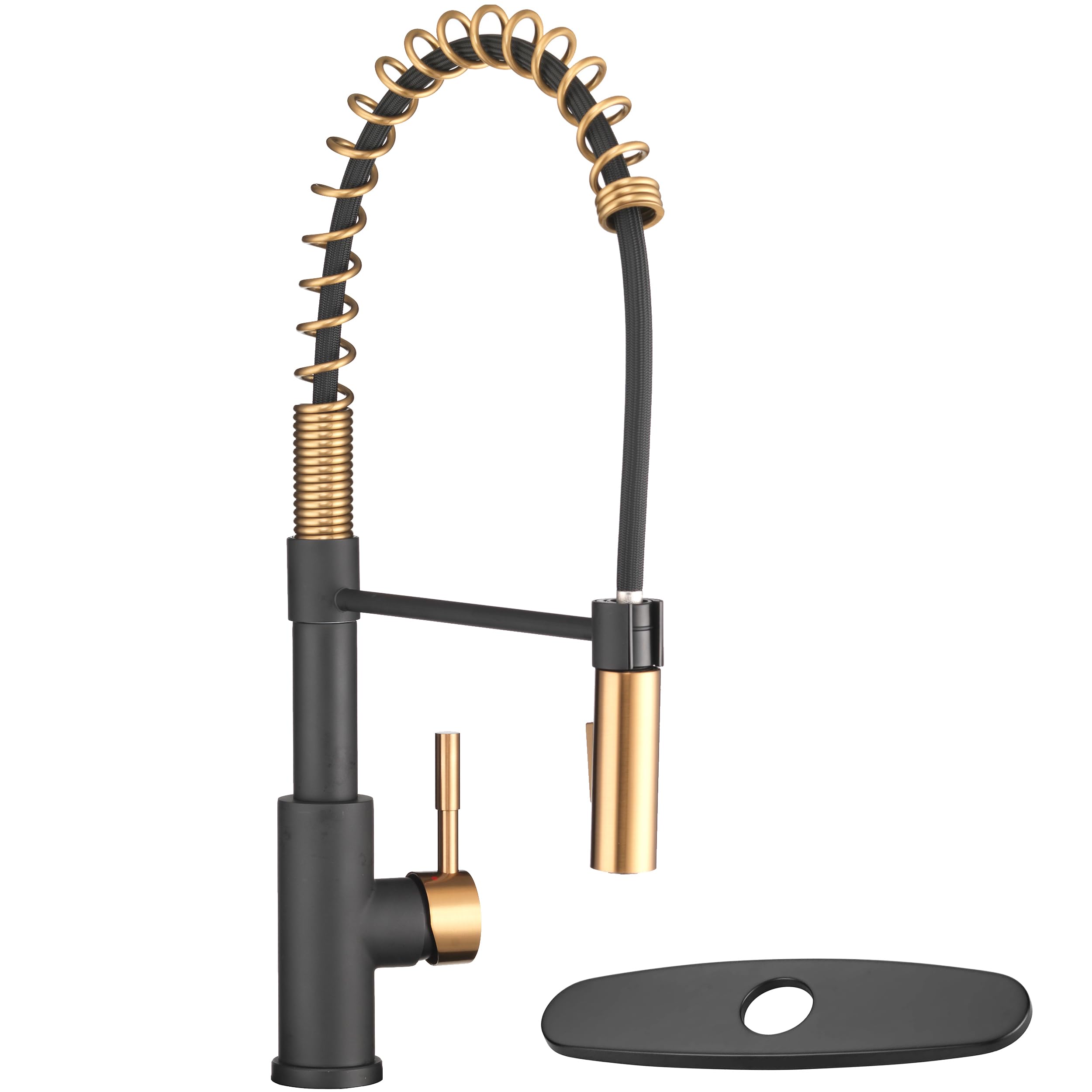 Dura Faucet DF-MK504SLK-MBRG RV High-Arc Pull-Down Kitchen Faucet (Matte)