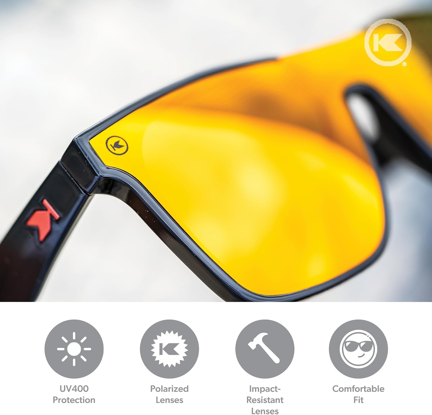 Knockaround Afters Polarized Sunglasses for Men & Women - UV400 Protection - Image 2