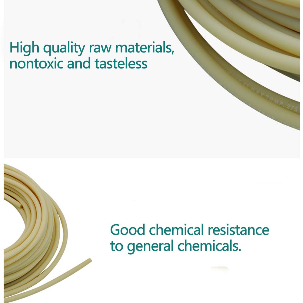 Blackr Tube de Pompe Péristaltique, 1 m BPT, Résistant à la Corrosion, Chaleur, Rayonnements et UV, Diamètre Intérieur 1,5 mm, Extérieur 3,5 mm, 100 cm