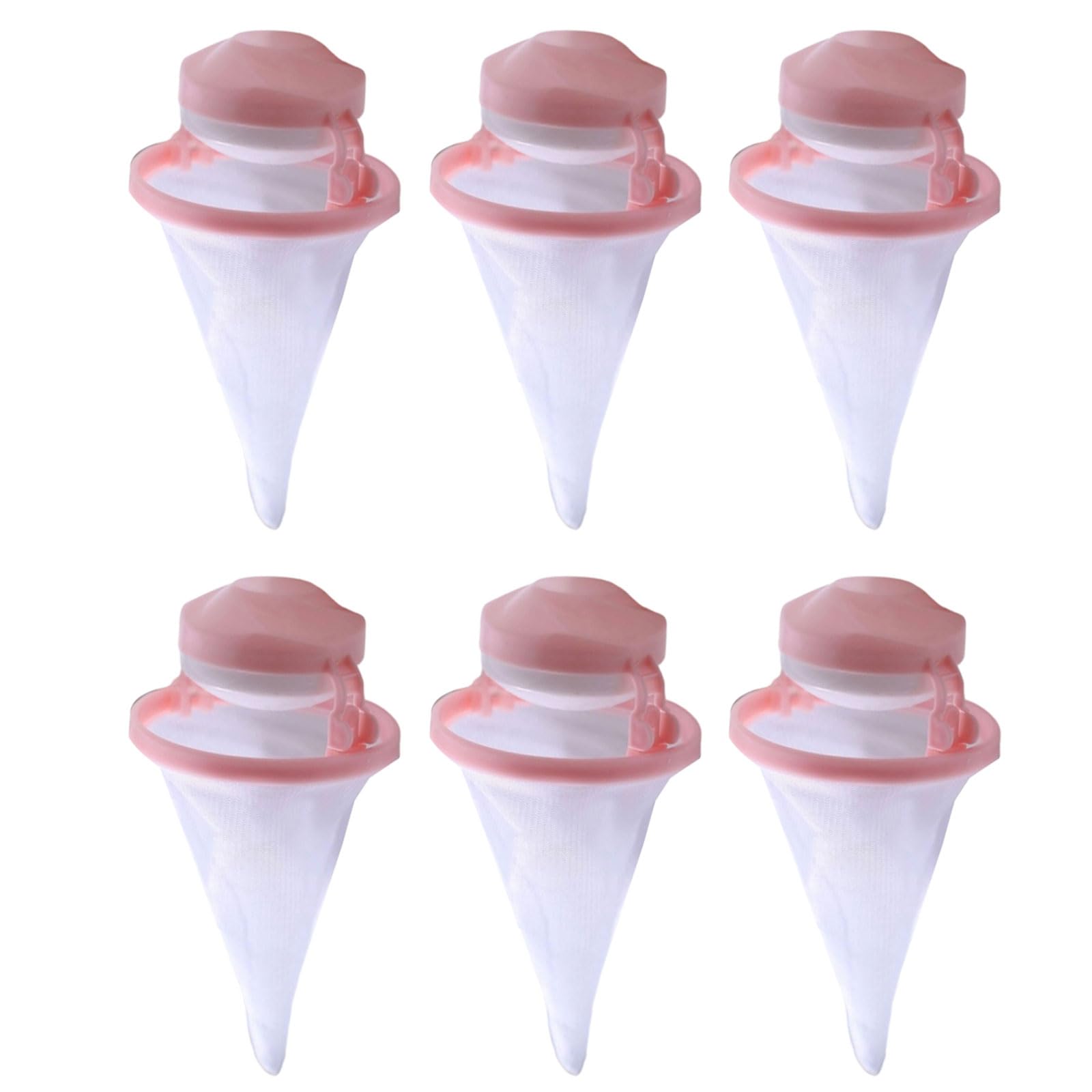 Lerpwige 6PCS Floating Hair and Lint Trapping Ball for Washing Machine Efficient Lint Remover Hair Catcher for Household Laundry Pet Hair Remover Lint Filter