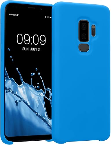 Miniatura 200 de kwmobile Funda Compatible con Samsung Galaxy S22 - Funda de teléfono de silicona TPU con acabado suave - Rojo Ruibarbo Piedra antigua,Azul