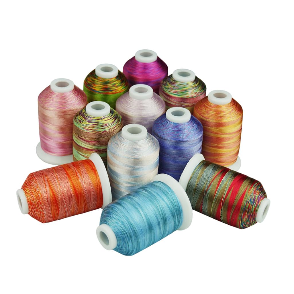 NUOBESTY 3 Series Hilo De Bordar Cross Stitch Embroidery Thread A Granel Hilos Acolchado Tela Hilo De Coser Kit De Coser Cruz Hilo De Bordado Hilo Para Bordar Por Computadora 12 Rollos*3