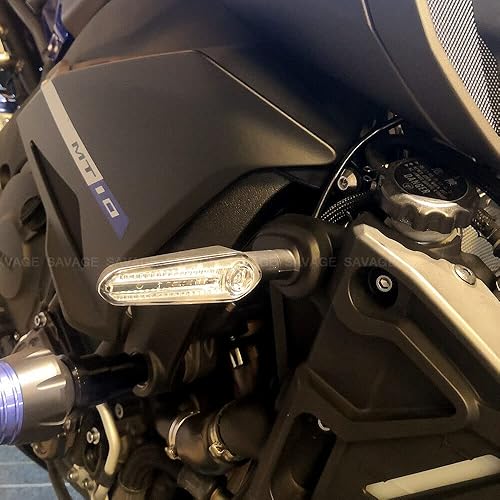 Miniatura 5 de Luz de señal de giro LED para MT09 MT10 MT07 MT 03 MT25 FZ25 FZ03 FZ6N FZ6S FZ6R FZ8 FZ9 FZ1 FZ10 TENERE 700 XJ6 XSR 125 155 700 900 900 0 YZF R1 R3