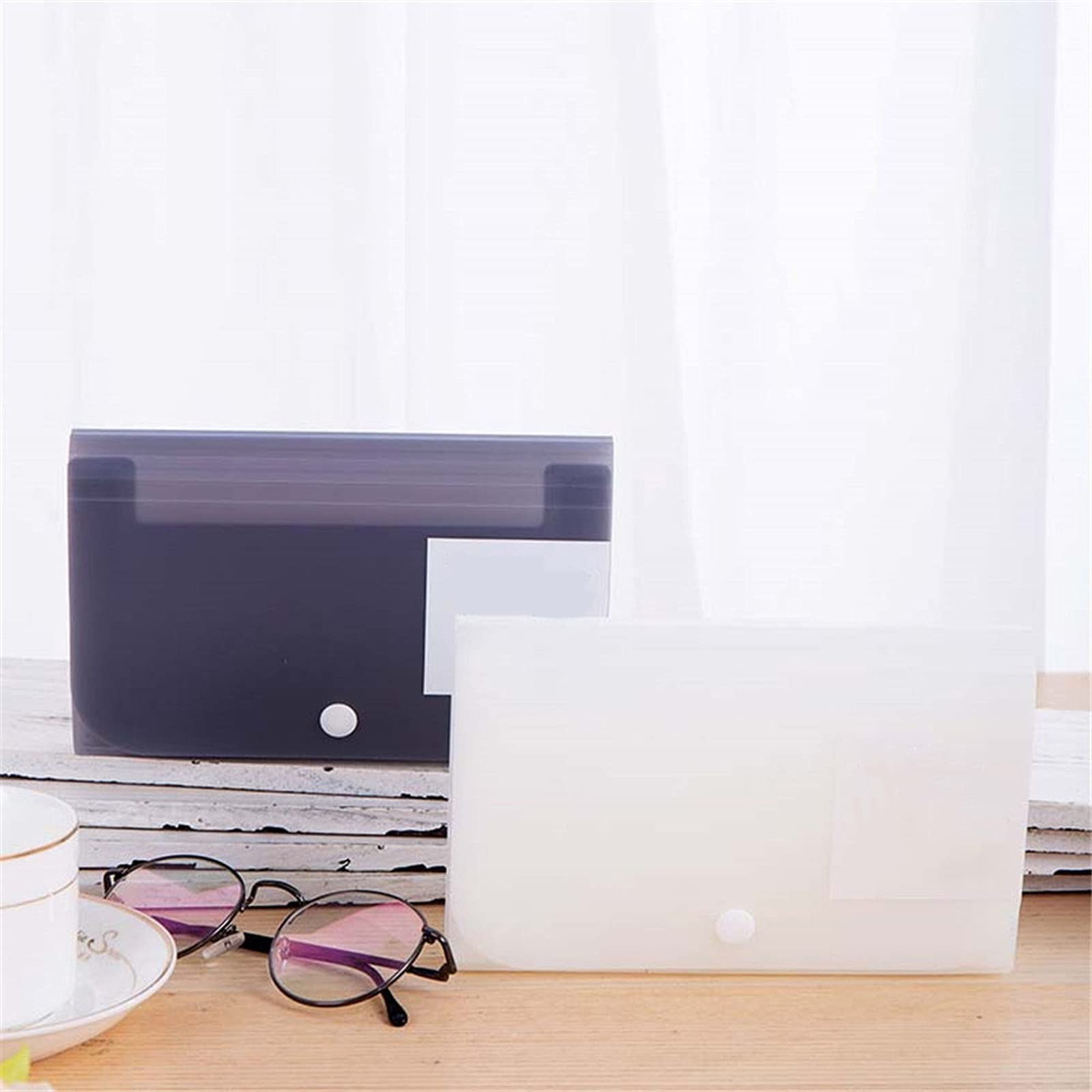 Carpetas de archivos, organizador de documentos, organizador de documentos, carpeta de recibos, billetera expandible, 13 bolsillos, carpetas for facturas, portapapeles, carpetas de clasificación de of
