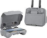 Vista 1 de 2 en 1 parasol parasol Joysticks Protector para mando a distancia DJI RC/RC 2, accesorios de protección de pantalla compatibles con DJI Mini 3