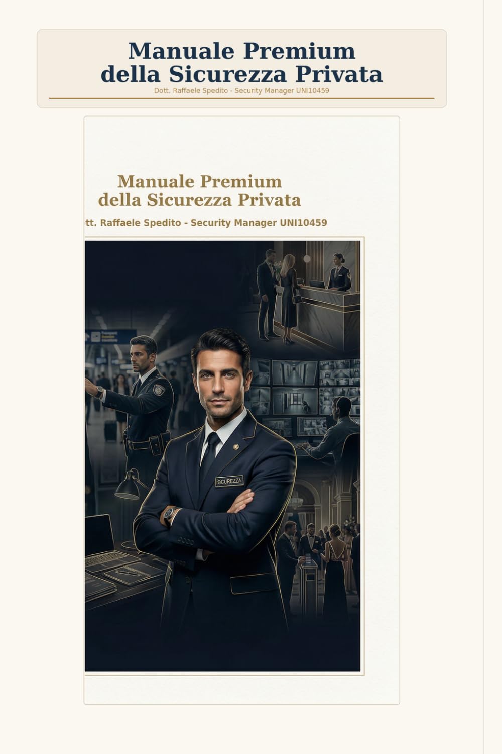 Manuale Premium della Sicurezza Privata: Guida professionale per aziende, formazione e proposta commerciale
