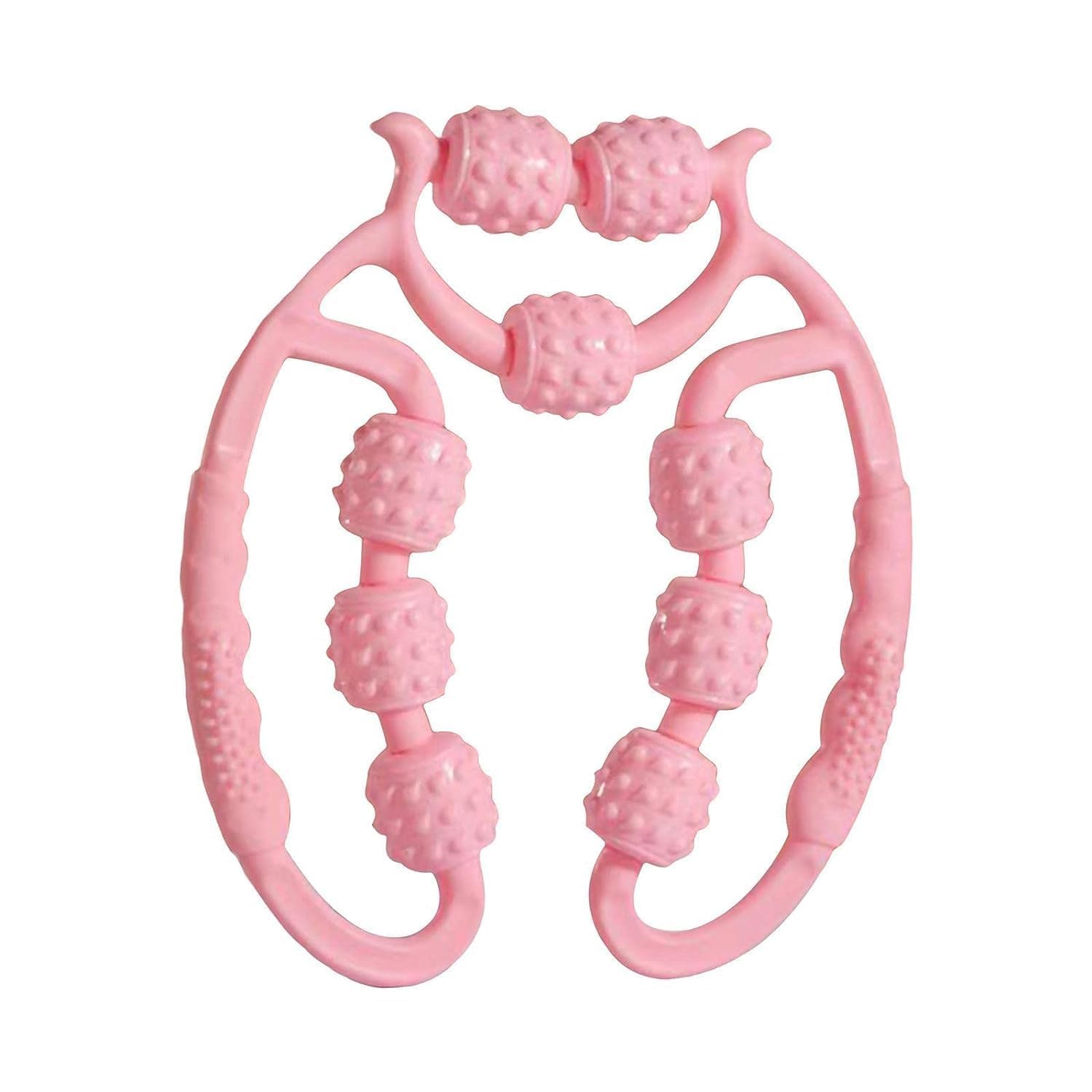 9-Wheel Roller Massage Muscle Roller Trigger Point Roller Massager for egs Calf Thigh Neck Arm Tennis Elbow Deep Tissue Foam Roller Pro.