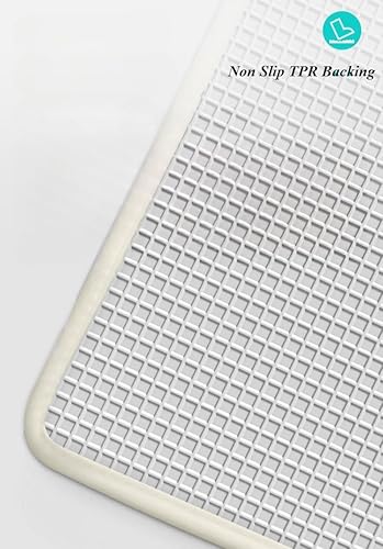 Miniatura 9 de Bonitas alfombras de baño para decoración de baño, alfombras de baño de musgo, alfombra de baño suave antideslizante (30 x 20 pulgadas)