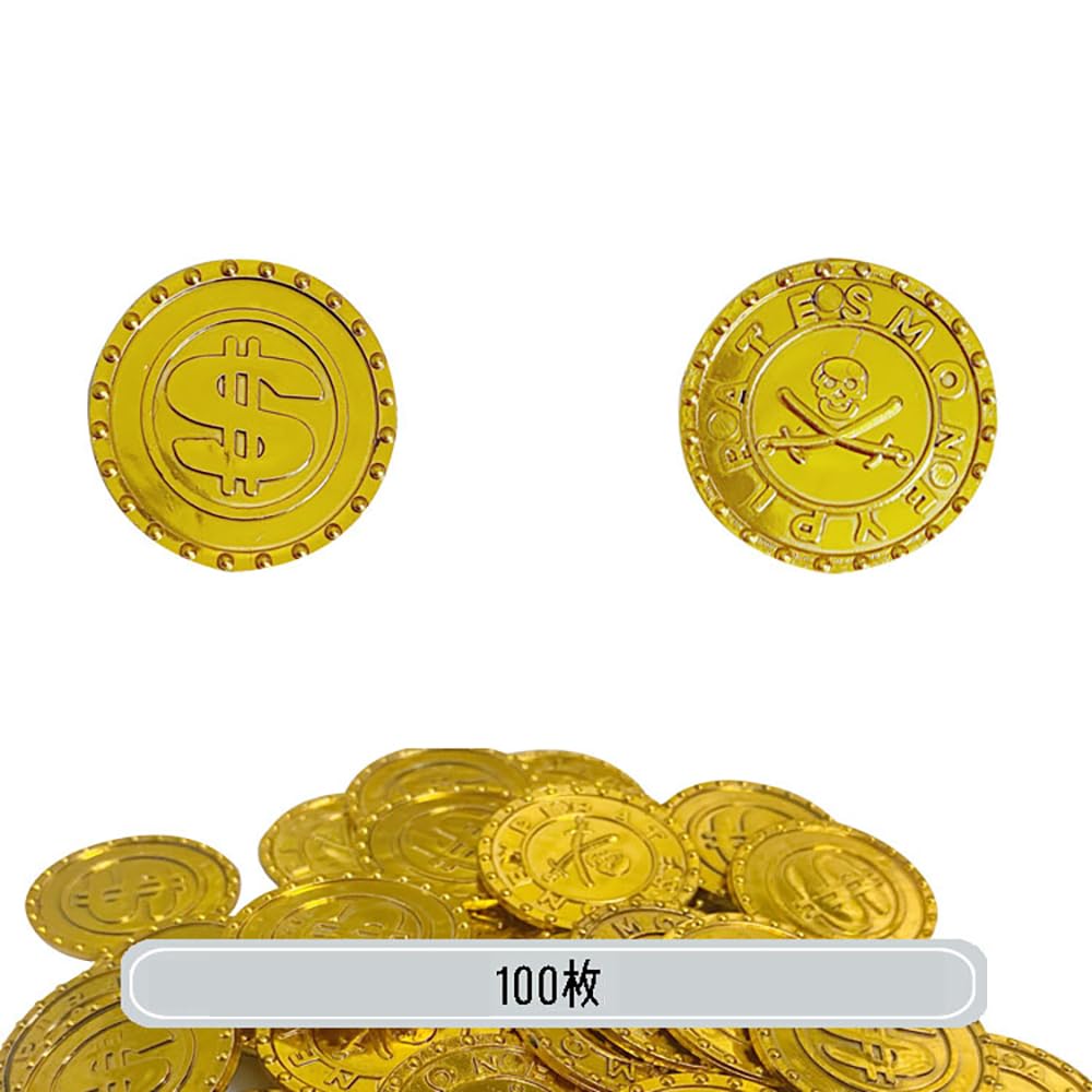 Amazon.co.jp: 金・銀・銅 コイン 300枚セット 直径 3cm おもちゃ 金貨 