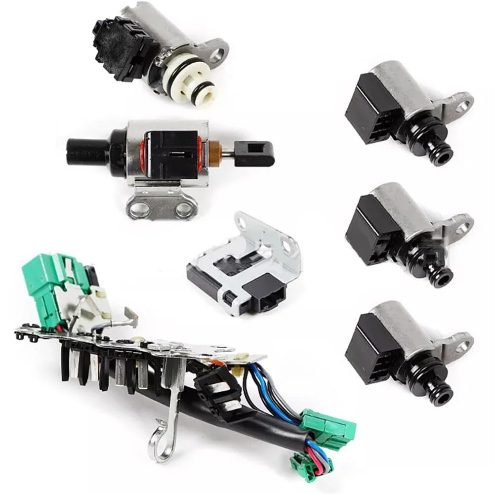 Wxnlbb One Color Jf011e,Re0f10a,F1cja Transmission Valve Body Solenoid Valve Kit Compatible With Nissan Mitsubishi (One Oil Pressure Sensor)