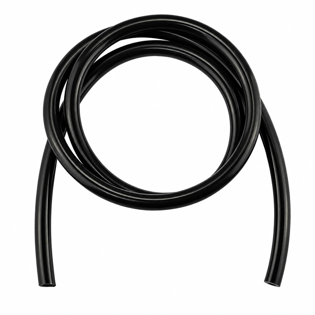 Ucreative 10FT ID 5/16" (8mm) OD 0.551" (14mm) Silicone Vacuum Hose Black