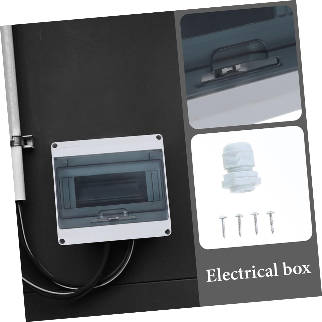 Veemoon Caja De Interruptores Exterior Caja Estanca Electricidad Versátil Adaptable