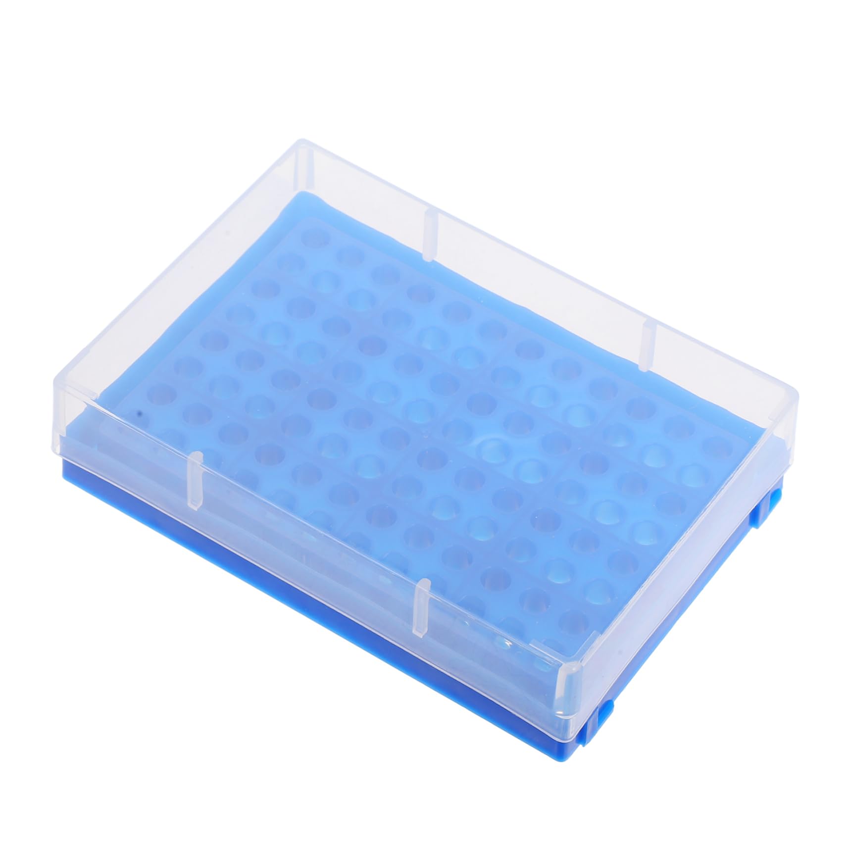 CIYODO Blue Rack Ml Test Tube Holder Lab Filling Trays Microcentrifuge Organizer