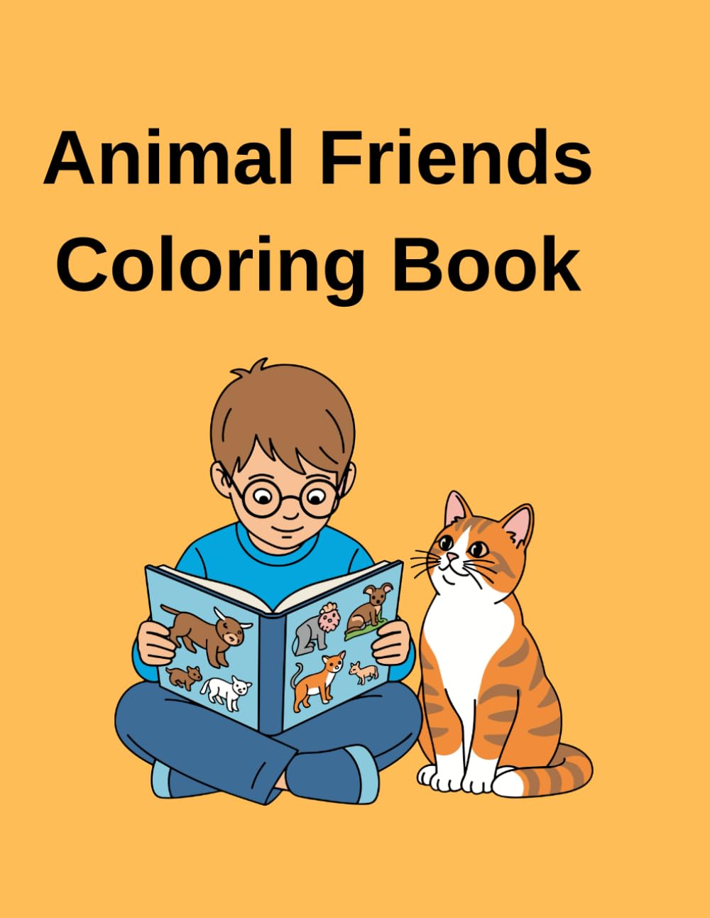 Animal Friends Coloring Book
