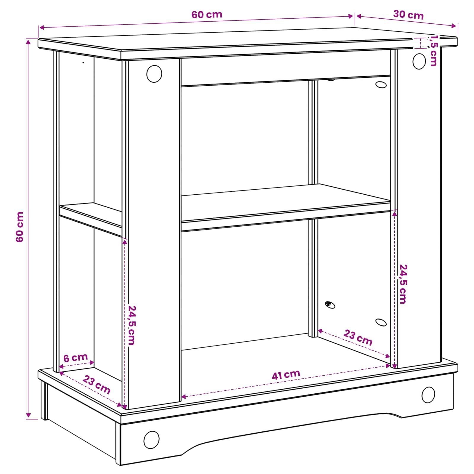 vidaXL Soporte para Acuarios Corona y marrón 60 x 30 x 60 cm, Soporte para acuario, mueble moderno para estanques, exhibición interior y suministros, base para vida marina