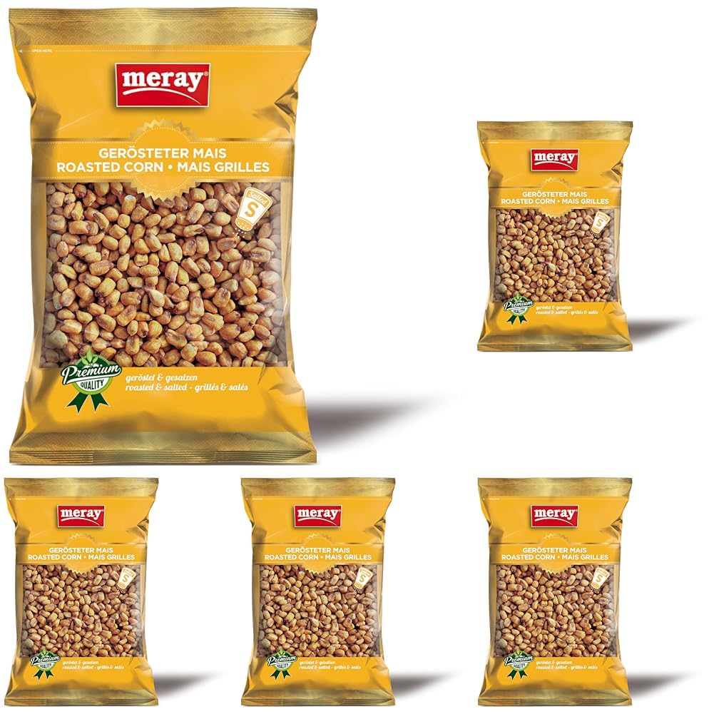 MERAY Mais Geröstet & Gesalzen 150g (Packung mit 5)