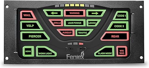 Miniatura 3 de UBL by Havis Placa frontal de 4 pulgadas para controlador de sirena Feniex 4200 - Cabezal de controlador Feniex 4200 - Soporte de montaje para