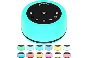 Yhte White Noise Machine Night Light 12 Colors for Sleep and Relaxation