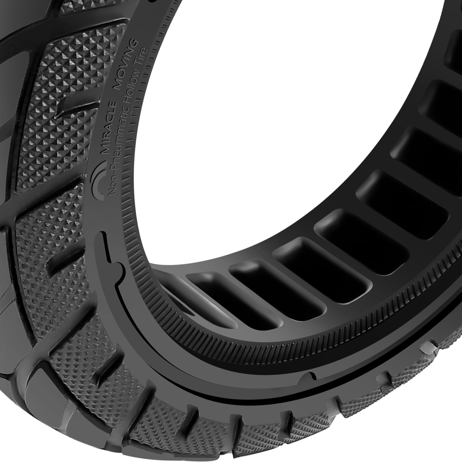 10x2,5-6,5 60/70-6,5 Pneumatico Pieno per Ninebot Max G30/G30 D2,Odys Neo e100/Alpha X3 Pro,Ducati Pro 2,Xiaomi 5/5 Pro/5 Max Monopattino Elettrico, Pneumatico di Ricambio ad Alta Elasticità