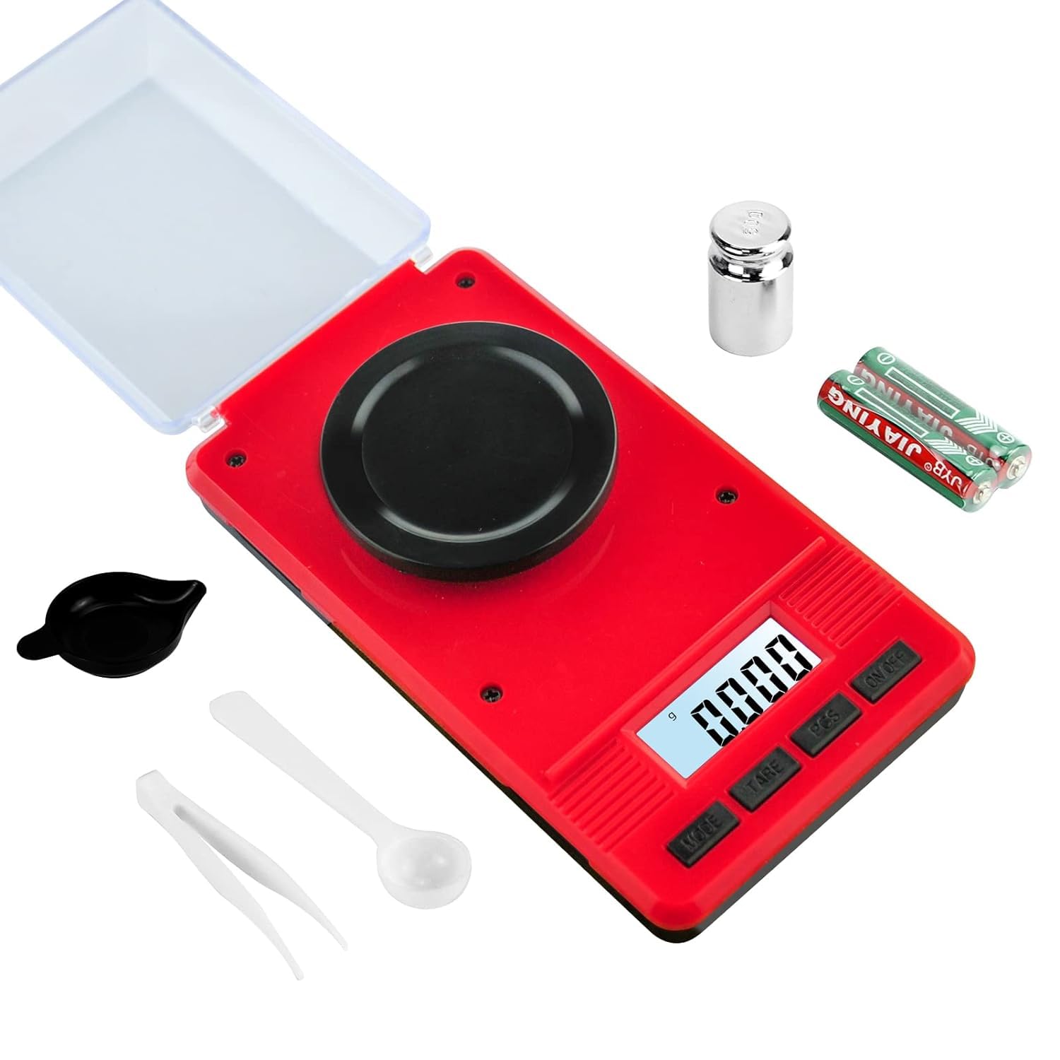 Milligram Scale (30g/ 0.001g) - Mg/Gram Scale, Precision Digital Pocket Kitchen Scale for Powder Medicine/Jewelry/Reloading/Herb(Including Batteries, Calibration Weights)